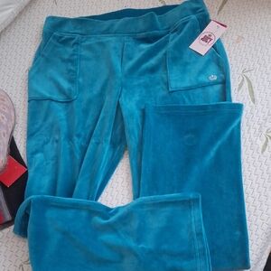 Juicy Couture Turquoise Velour Set